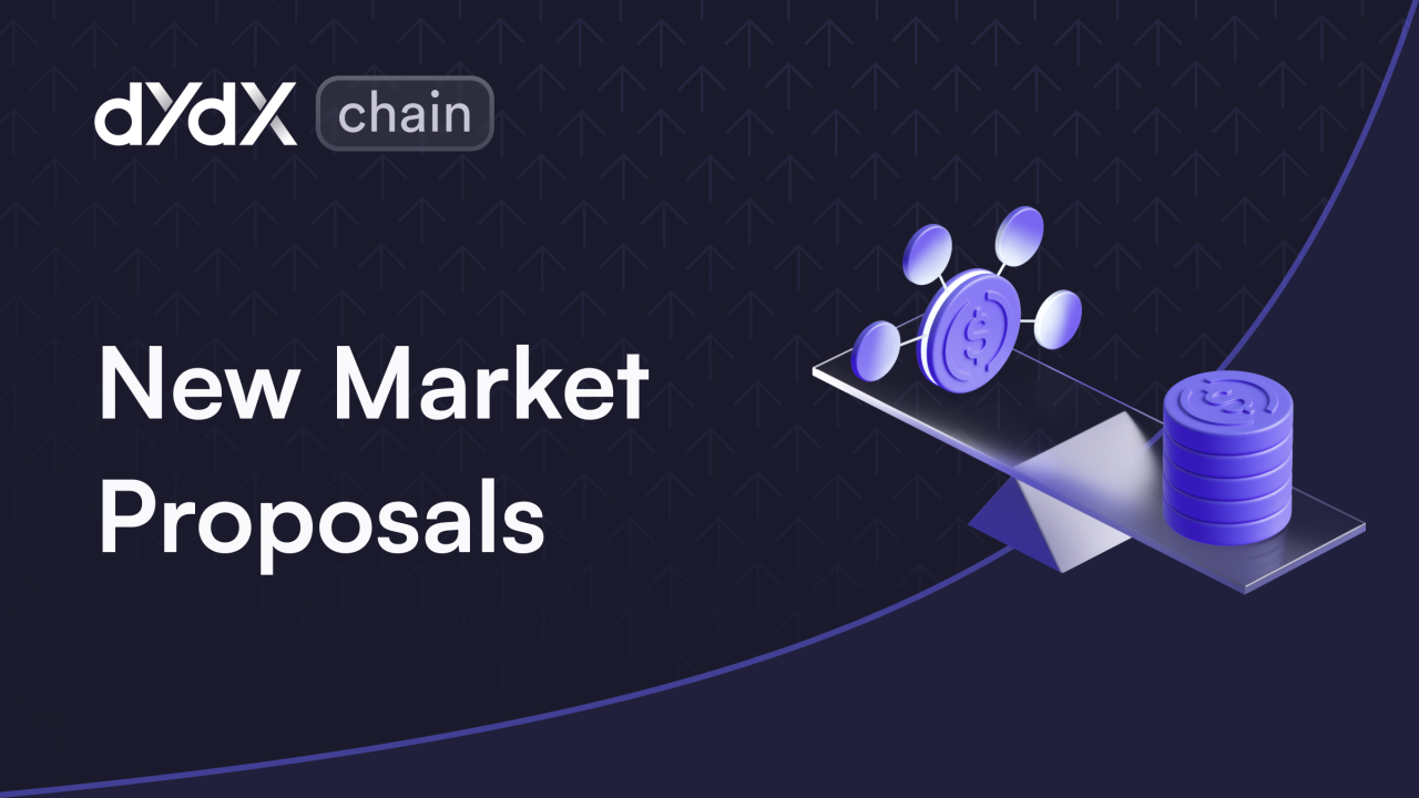 New Market Proposals