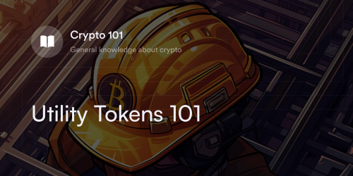 Utility Tokens 101