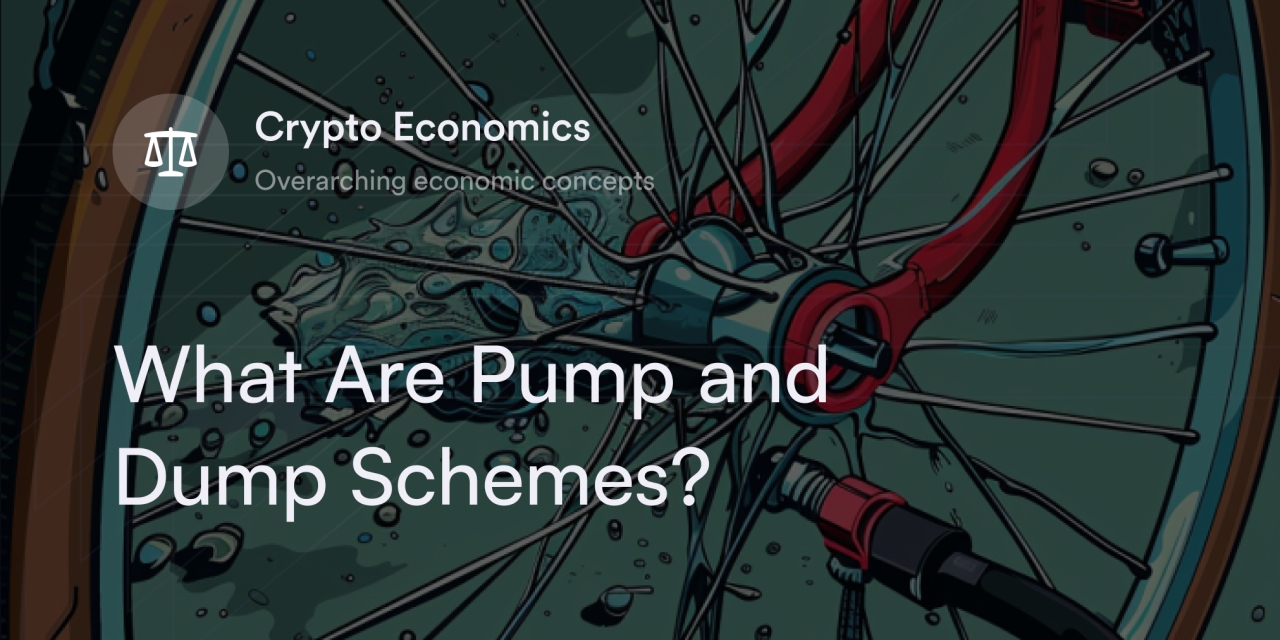 Pump and Dump Schemes